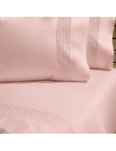 JOGO DE CAMA CASAL 200 ROSA...