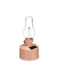 CANDEEIRO SOLAR ROSA 10*21...