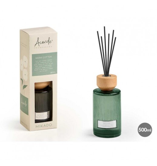 MIKADO REDONDO 500ml AROMA ALGODAO...