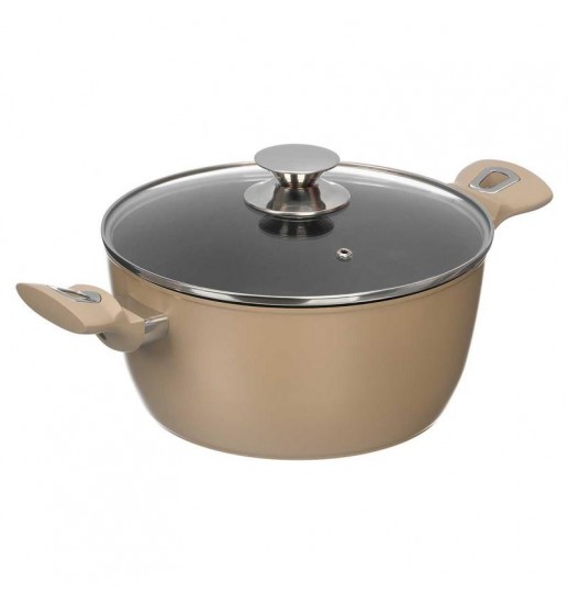 CAÇAROLA DE INDUCAO FORJADA 24CM BEGE...